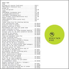 Aphex Twin SYRO (3LP)